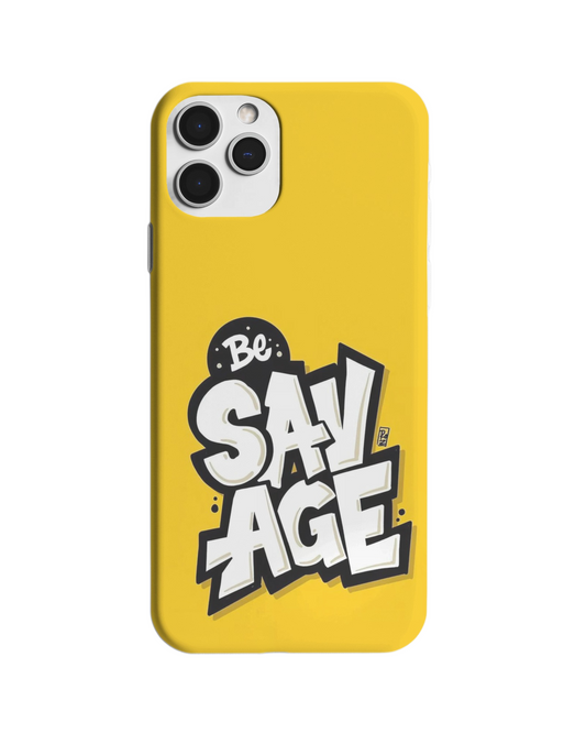 Be Savage β Bold Yellow Attitude Case