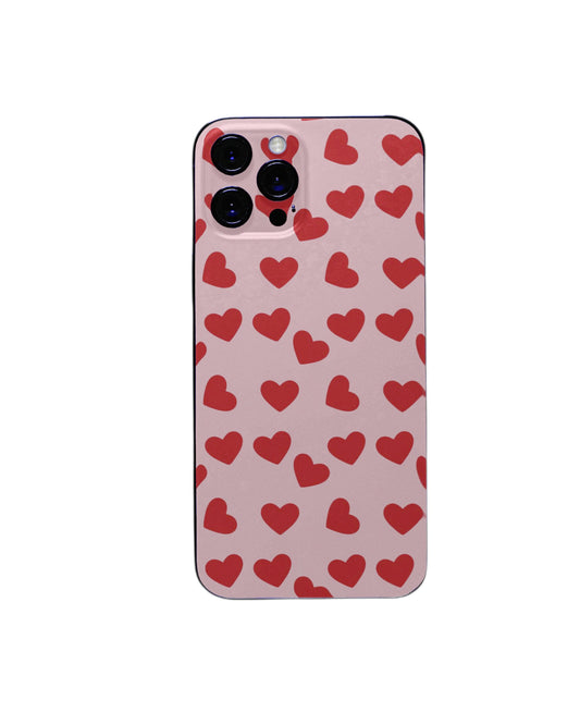 Pink & Red Hearts Love Case – Cute Protective Phone Cover