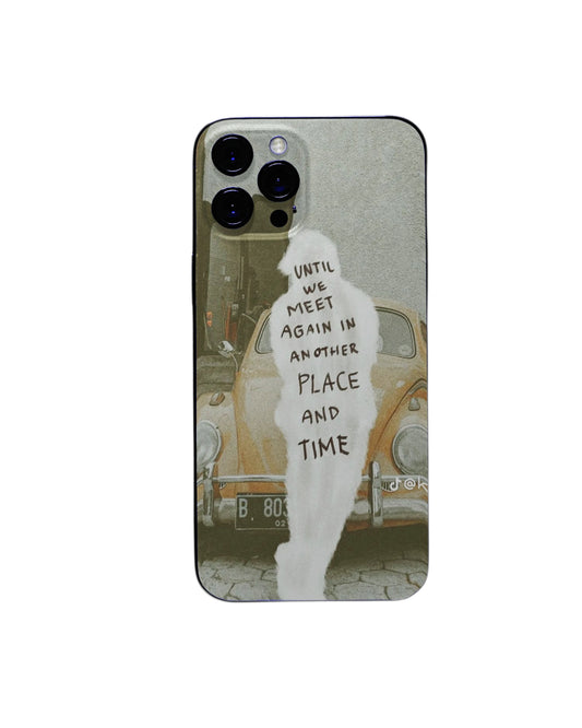 Vintage Farewell - Retro Car & Quote Aesthetic Case