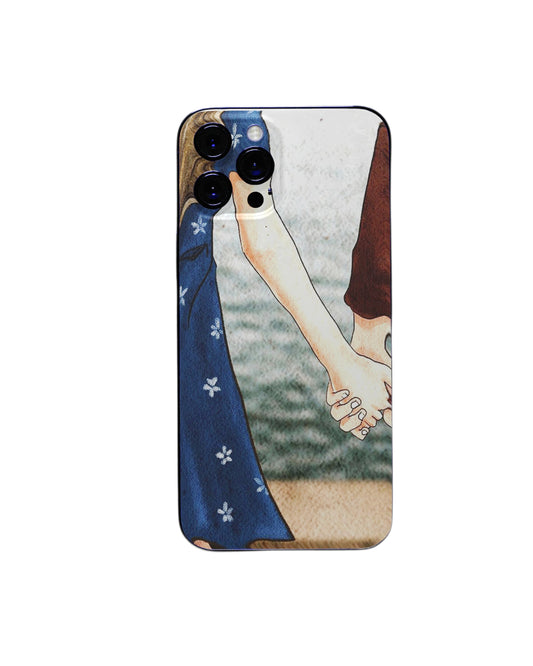 Together Always - Holding Hands Art Phone Case
