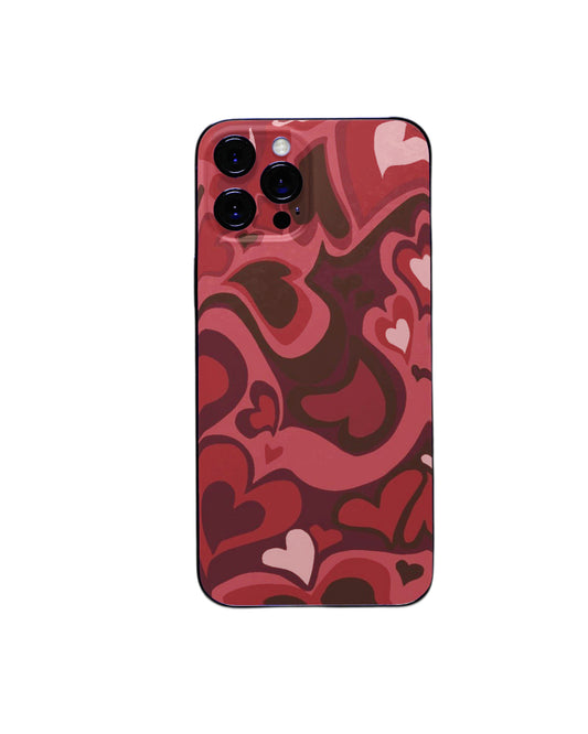 Groovy Hearts - Retro Love Phone Case