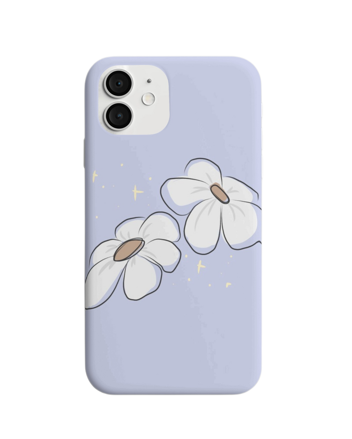 Soft Lavender Floral Bloom Case – Pastel Daisy Design