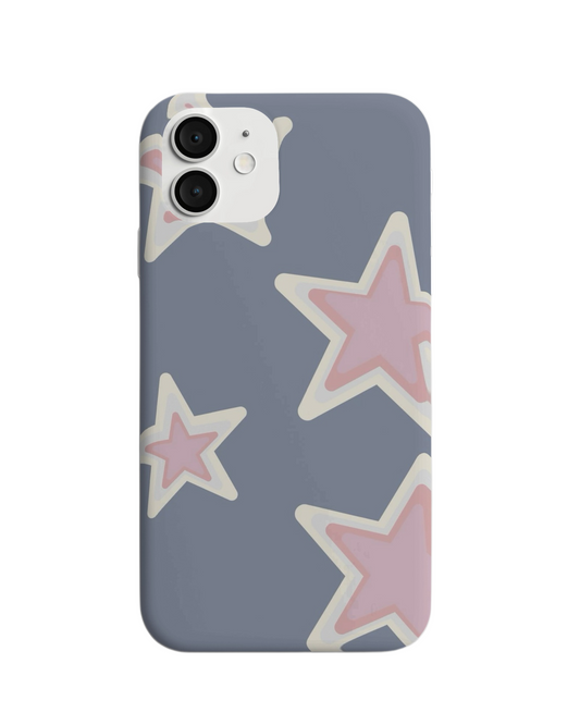 Pastel Star Pattern Phone Case – Dreamy Cosmic Design