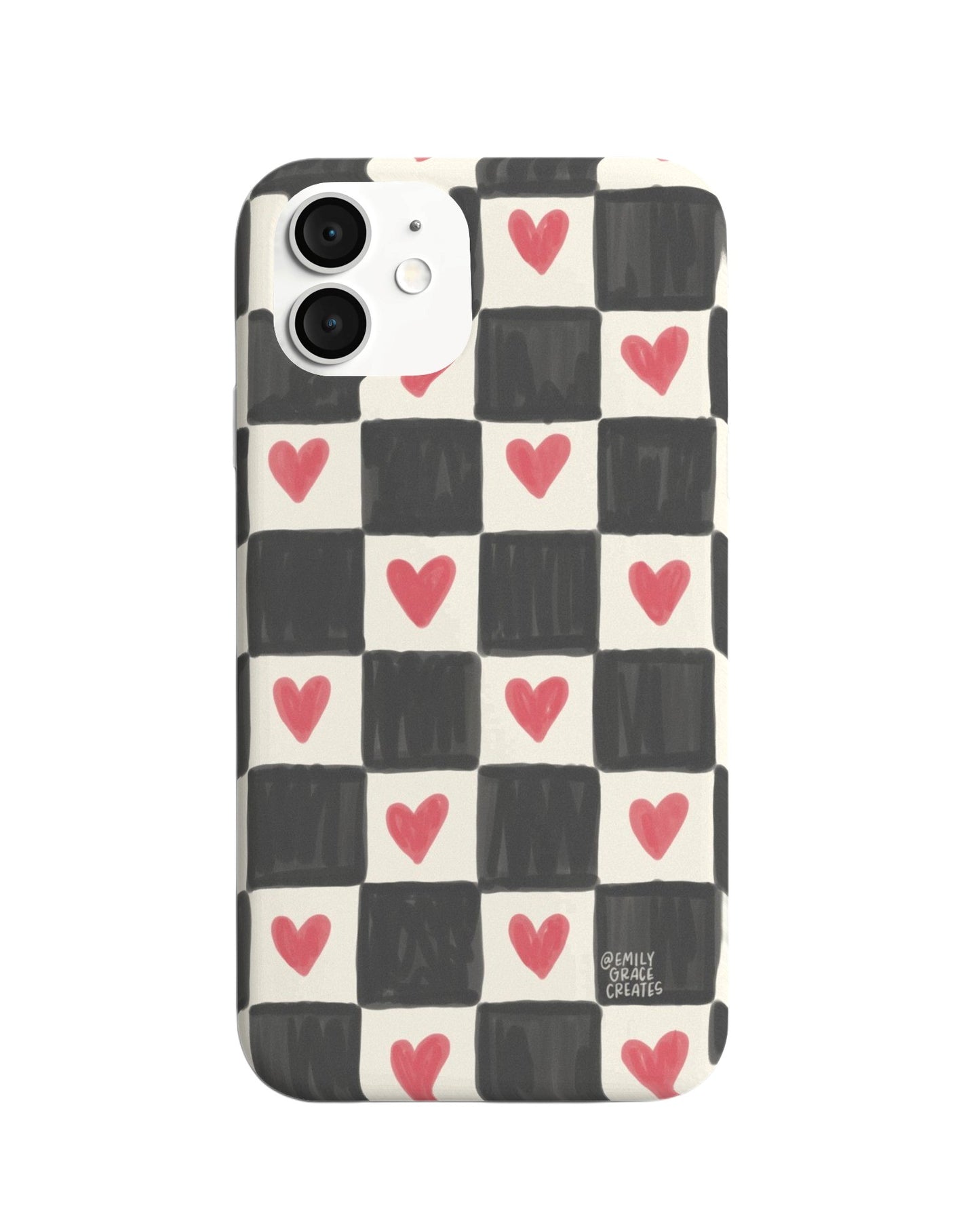 Checkered Love – Heart Grid Edition