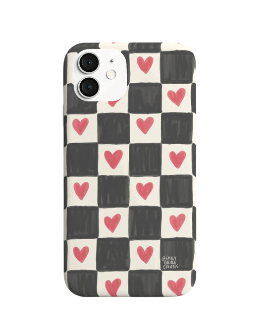 Checkered Love – Heart Grid Edition