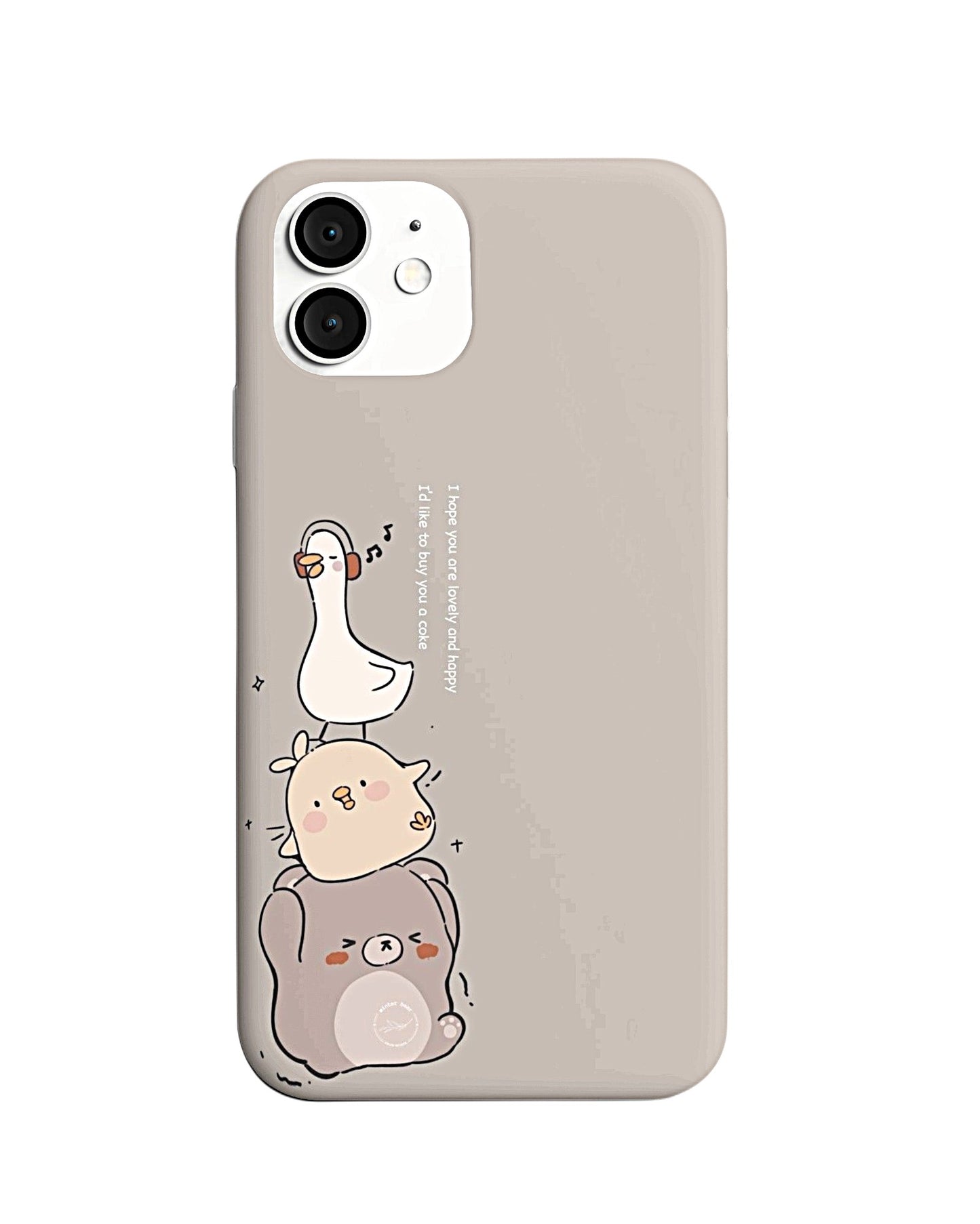 Stacked Buddies – Happy Vibes Animal Case