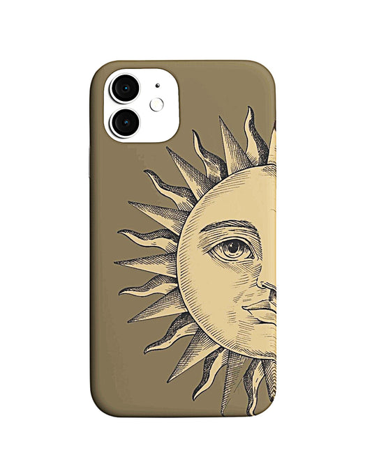 Vintage Sun Illustration – Celestial Art Case