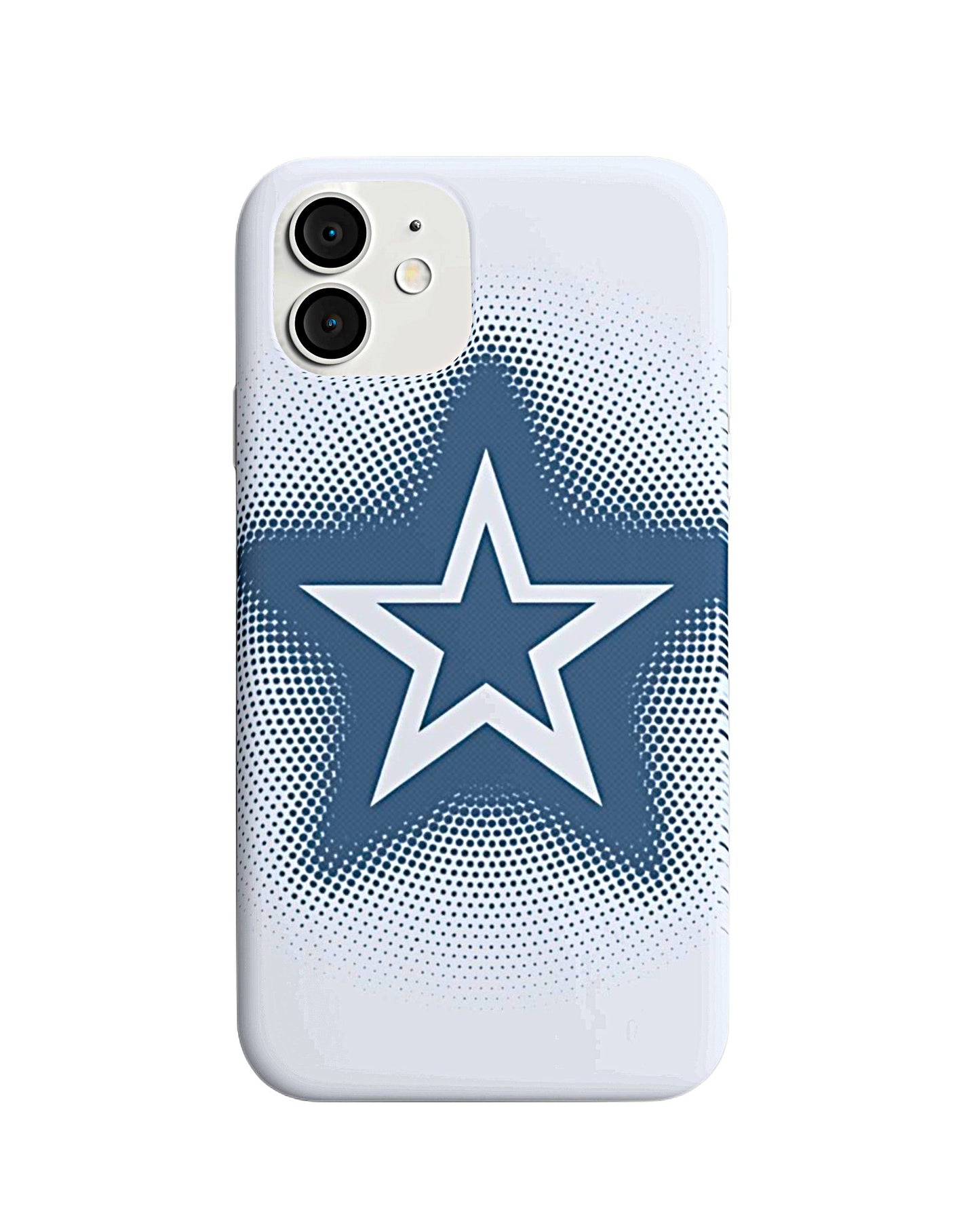 Retro Blue Starburst