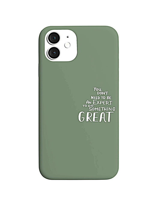 Do Something Great – Minimal Quote Case