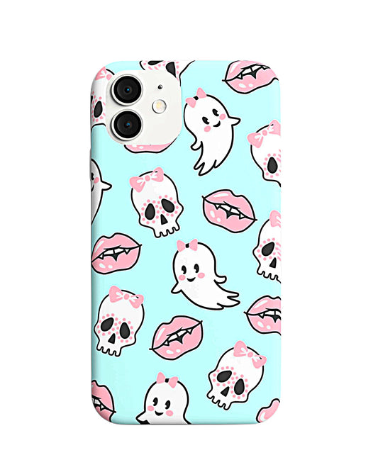 Spooky Cute – Pastel Ghosts & Skulls