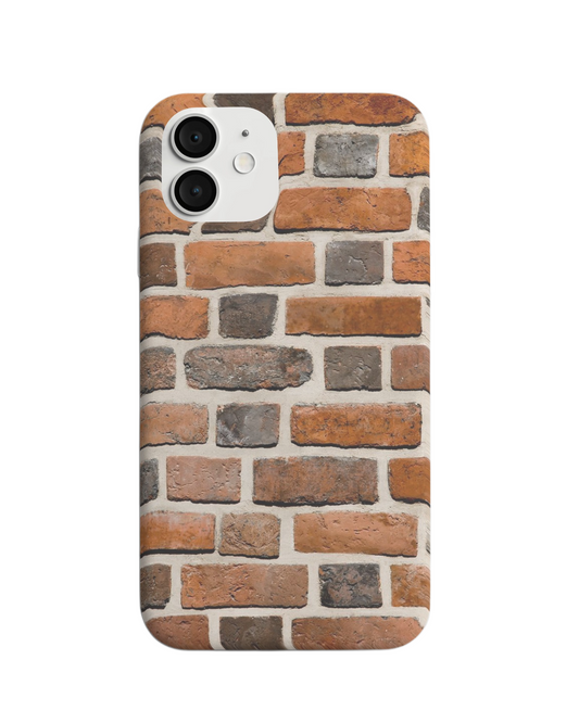 Rustic Brick Wall Phone Case – Urban Vintage Vibe