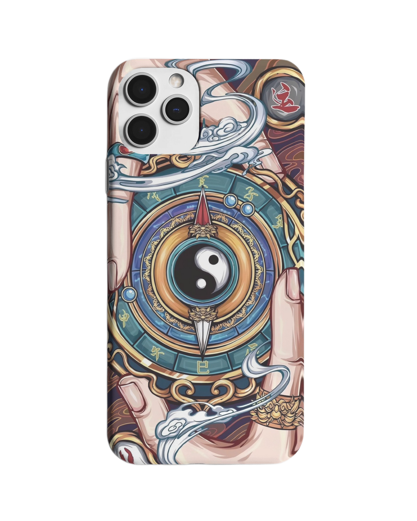 Mystic Compass Yin-Yang Phone Case – Eastern Art Inspired