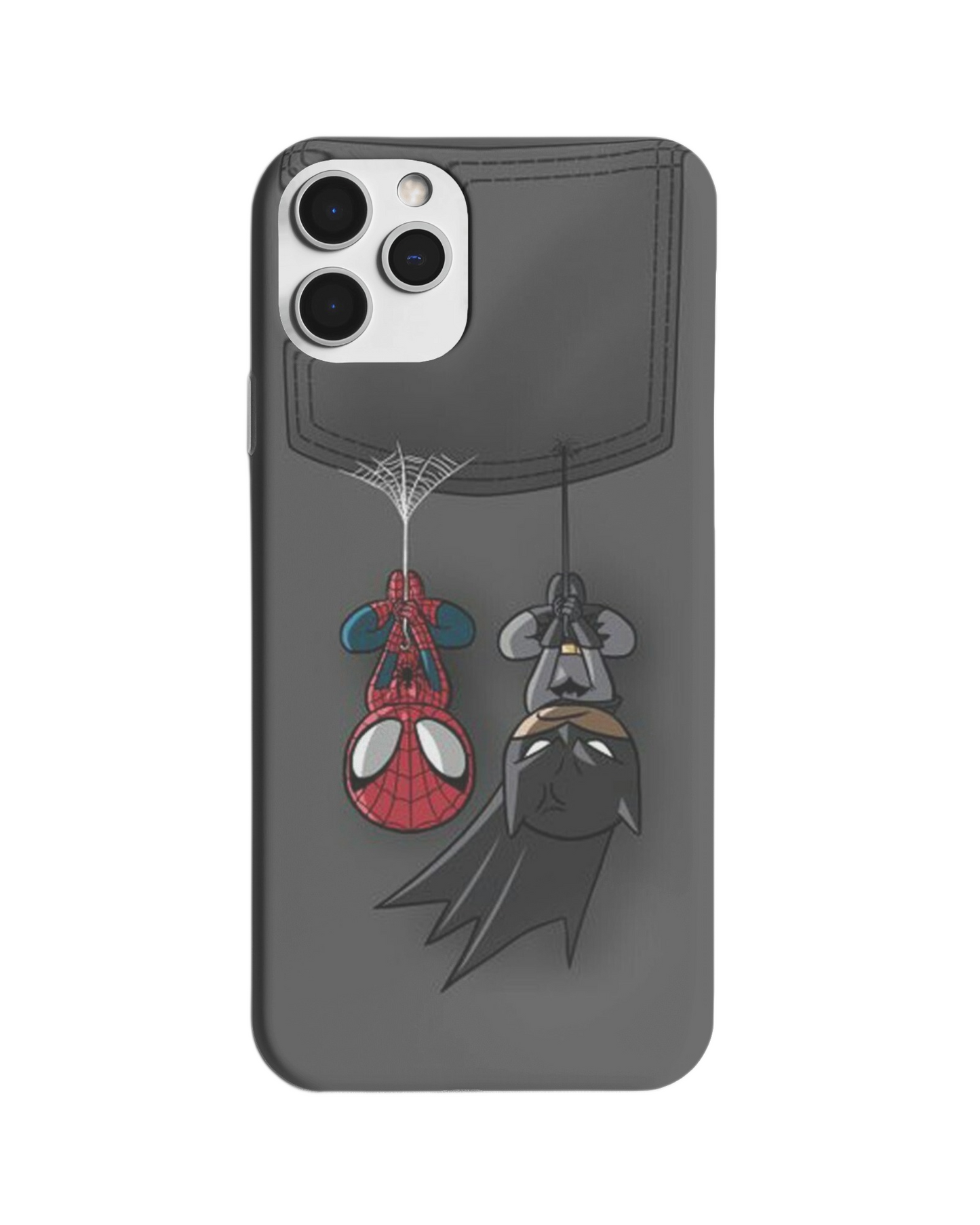 Pocket Heroes: Hanging Duo Cartoon Case Design