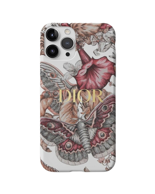 Elegant Butterfly & Floral Pattern Phone Case