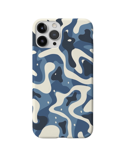 Urban Blue Camo Phone Case – Bold & Modern Design