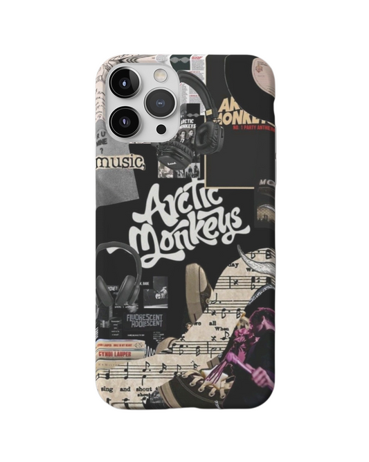 Indie Vibes Collage – Music Lover’s Aesthetic Phone Case